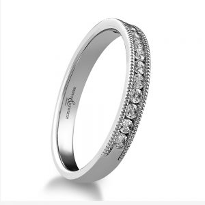 Trysor 0.20ct Diamond Channel Set Wedding Ring